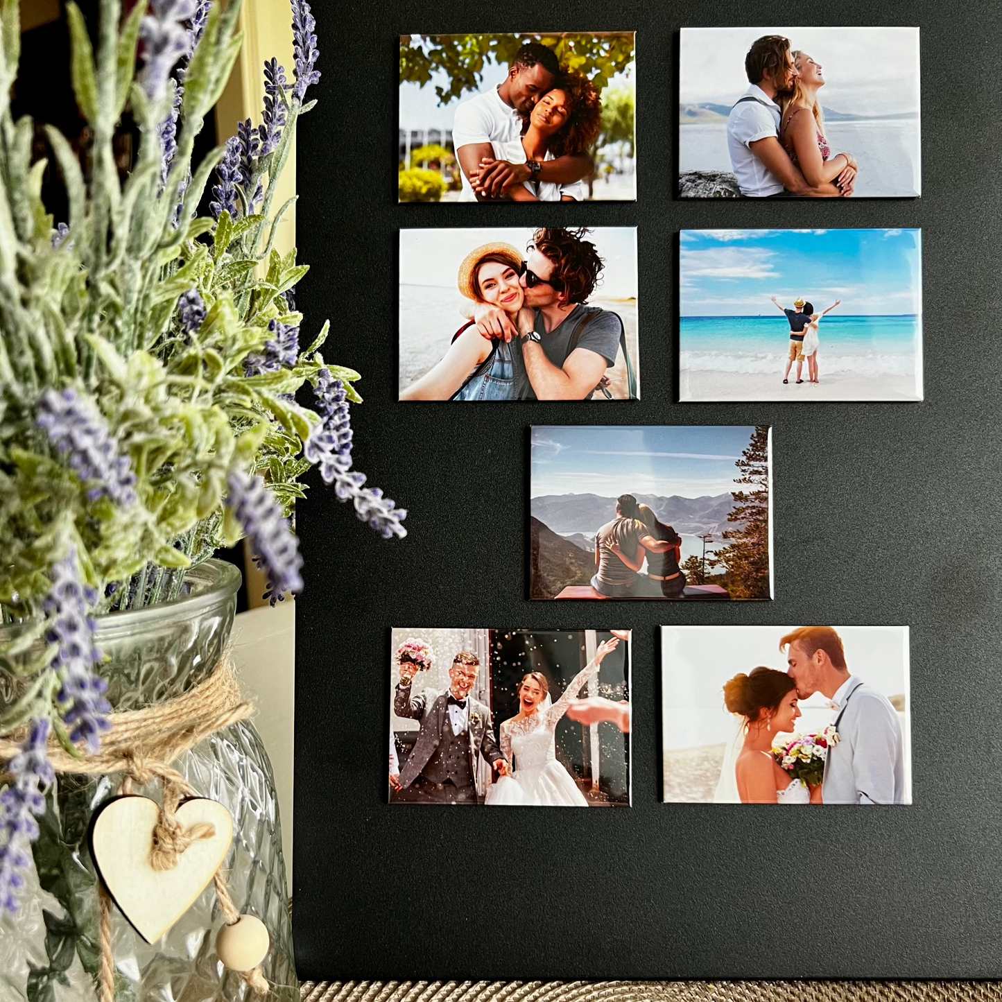 Custom Photo Magnets- Set of 3