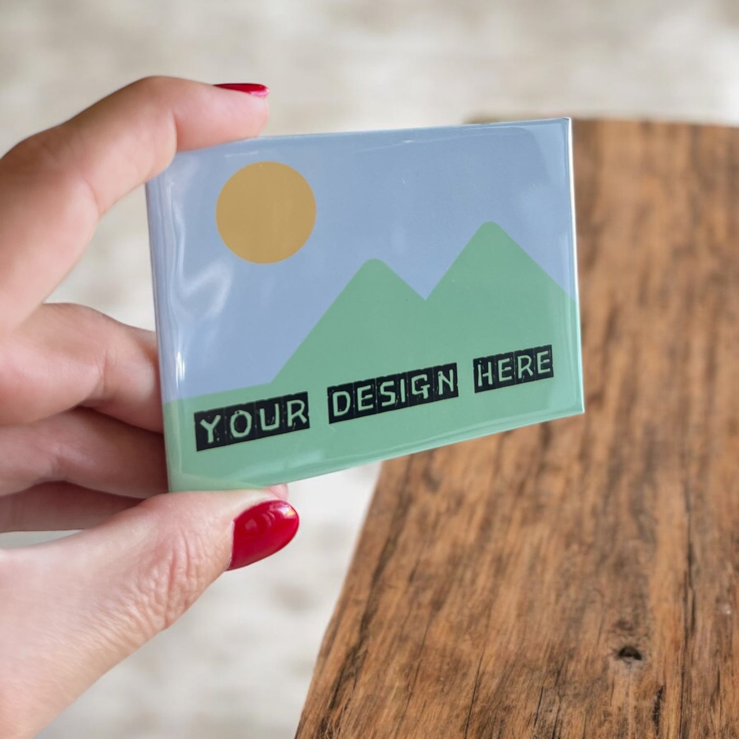 Custom Photo Magnets- Set of 3